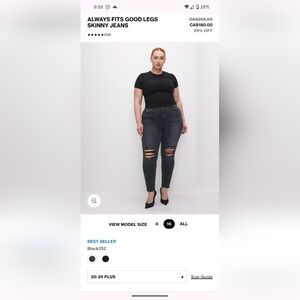 ALWAYS FITS GOOD LEGS SKINNY JEANS |